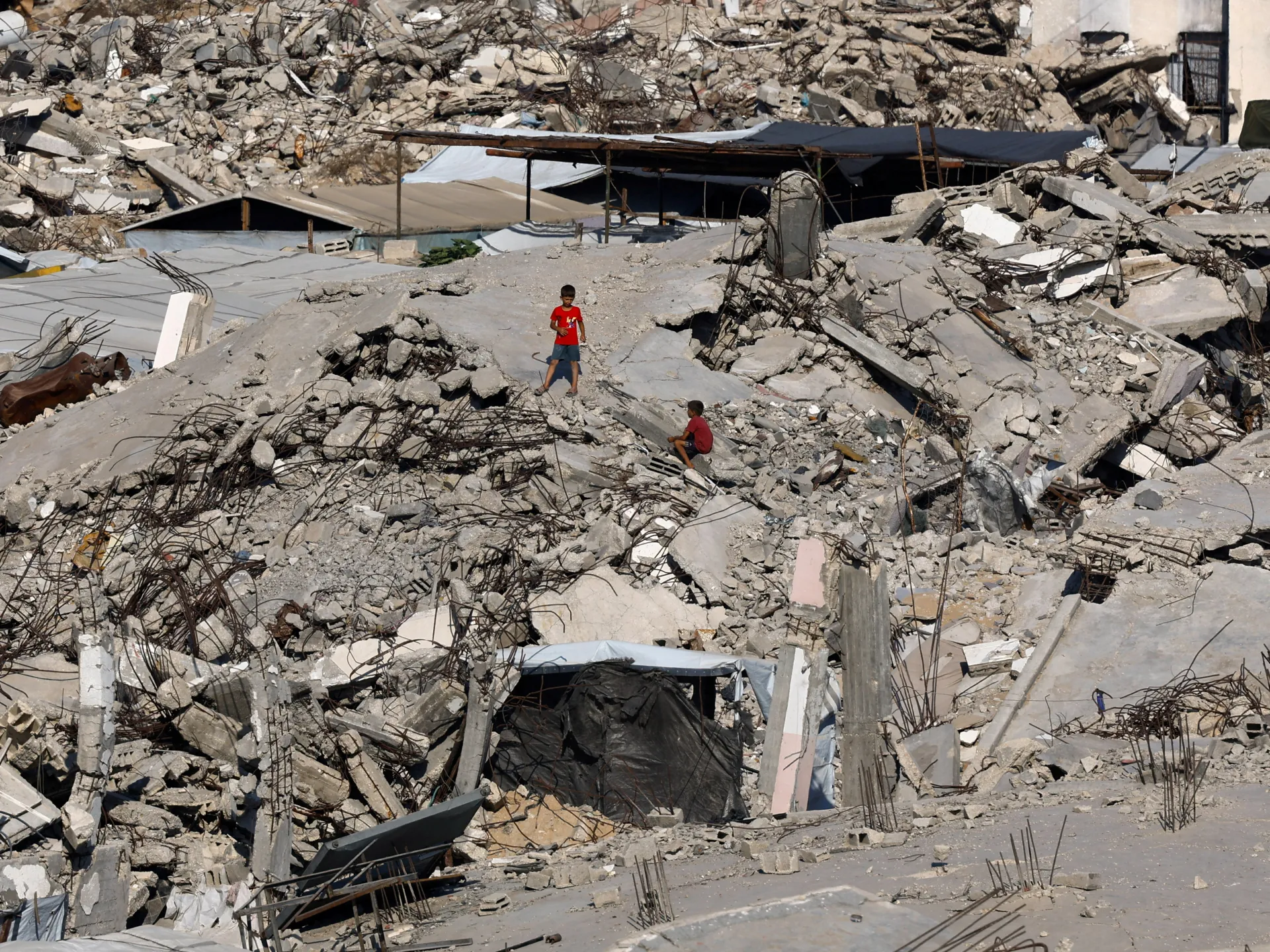 Gaza residential building collapse